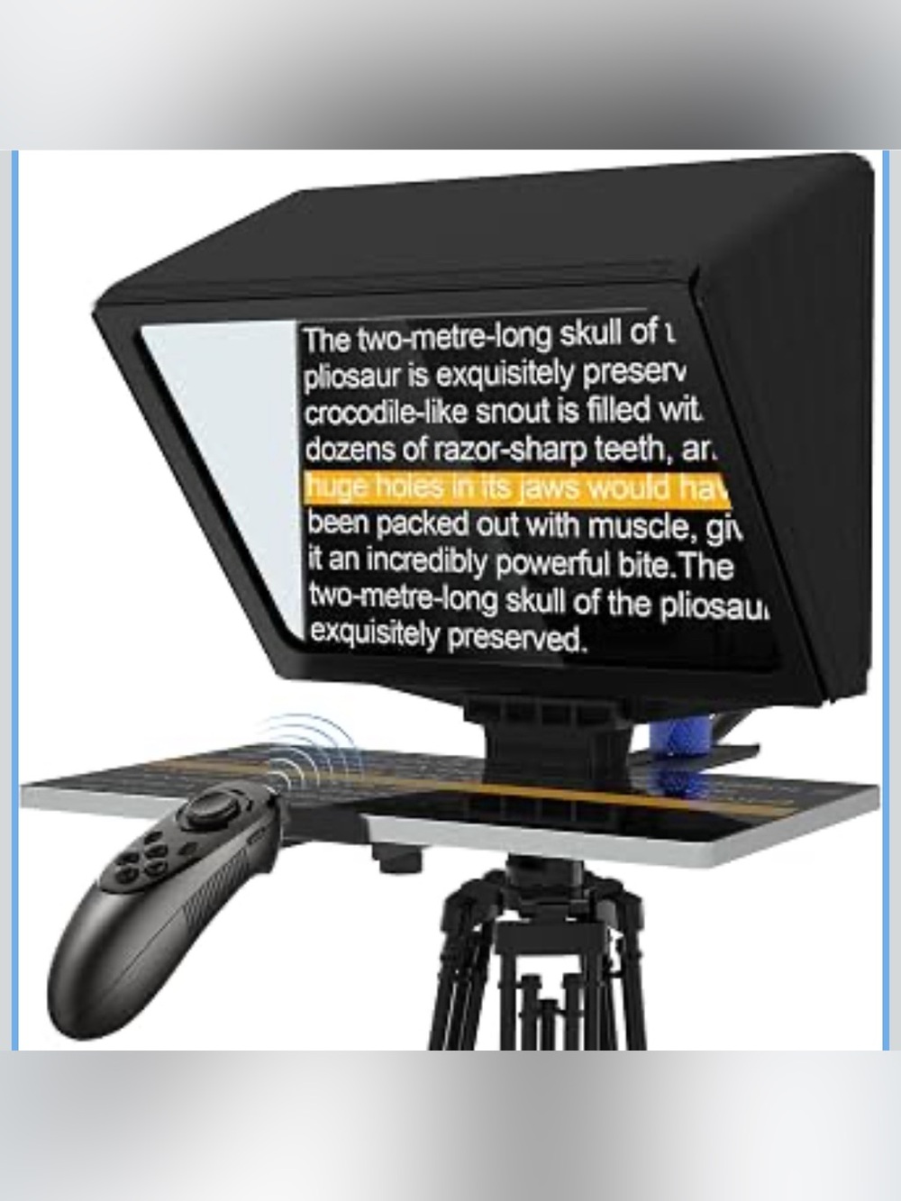 9.3 inch teleprompter 70/30 beam splitter glass for smartphones and camera
